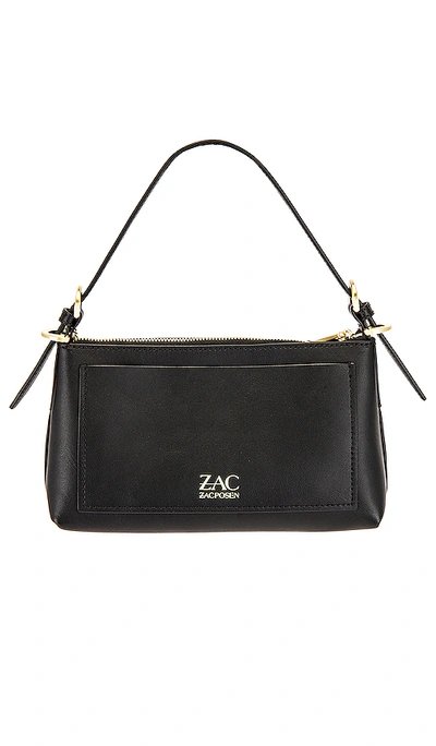 Shop Zac Zac Posen Posen Zip Top Crossbody Bag In Black