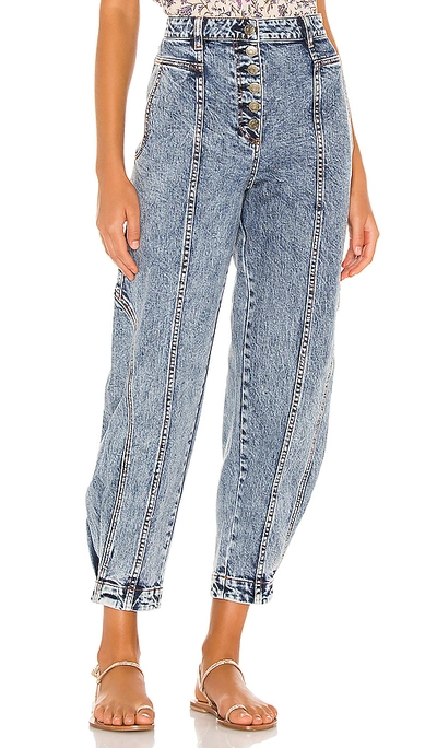 Shop Ulla Johnson Brodie Jean In Medium Acid Wash