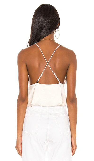 Superdown Isla Satin Top In Ivory