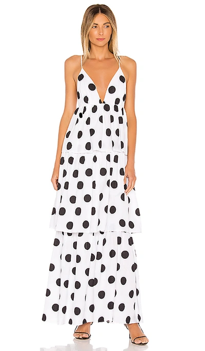 Shop Mara Hoffman Bari Dress In White & Black