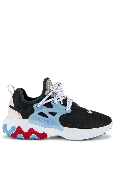 Shop Nike React Presto Sneaker In Off Noir, Light Soft Pink, Light Blue & Gym Red