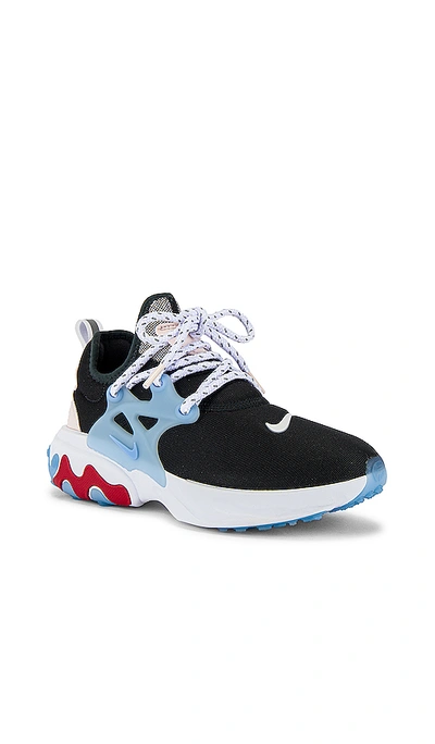 Shop Nike React Presto Sneaker In Off Noir, Light Soft Pink, Light Blue & Gym Red