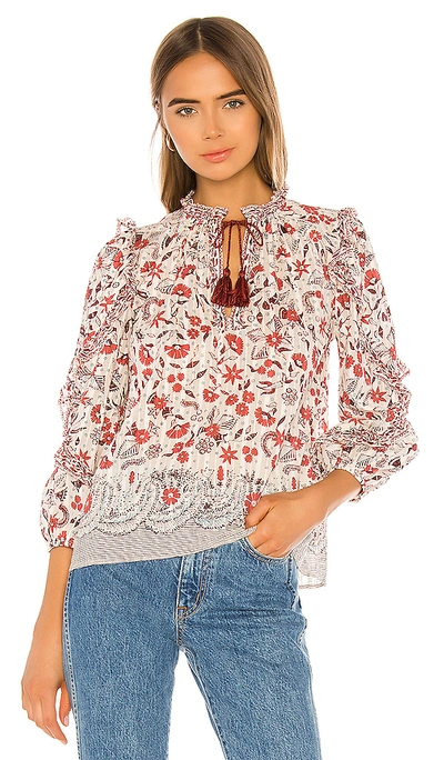 Shop Ulla Johnson Azalea Blouse In Cream