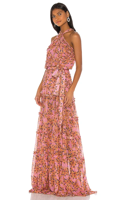 Shop Alexis Genevra Dress In Rose Floral