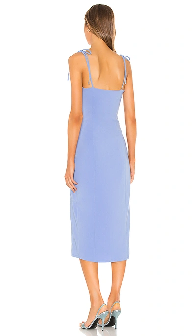 Shop Camila Coelho Aaliyah Midi Dress In Periwinkle Blue