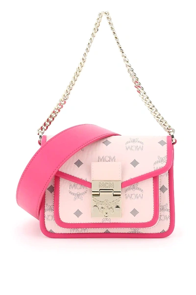 MCM Visetos Mini Patricia Crossbody Bag Soft Pink 1208376