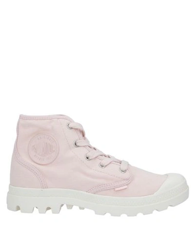Shop Palladium Sneakers In Light Pink