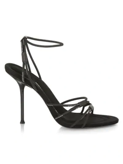 Shop Alexander Wang Sienna Bungee Cord Sandals In Black