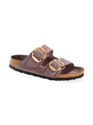 lavender big buckle birkenstock