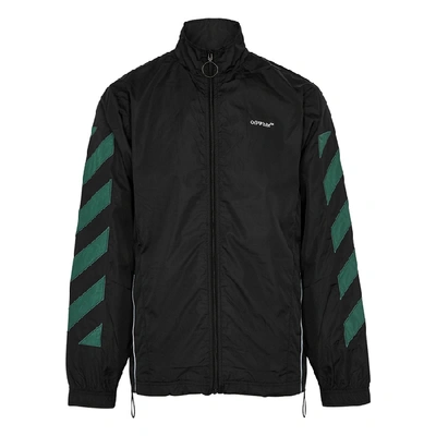 Shop Off-white Diag Black Shell Track Jacket