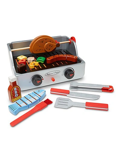 Shop Melissa & Doug Rotisserie & Grill Barbecue Set In Grey