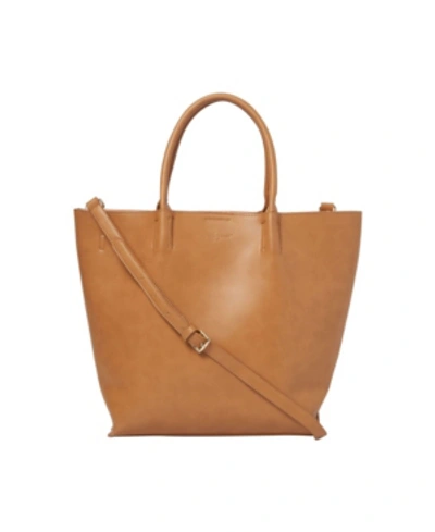 Shop Urban Originals Revenge Vegan Leather Tote In Tan