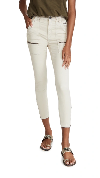 Shop Joie High Rise Park Skinny Jeans In Peyote