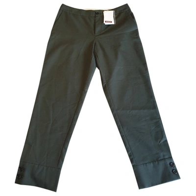 Pre-owned Comptoir Des Cotonniers Khaki Cotton Trousers