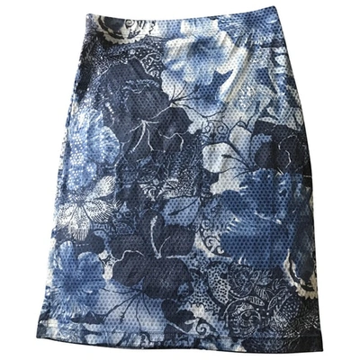 Pre-owned Gottex Mini Skirt In Blue