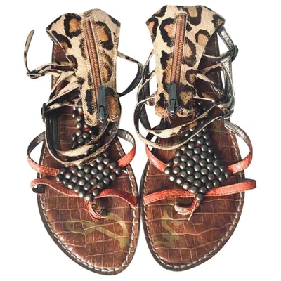 Pre-owned Sam Edelman Leather Sandal In Other