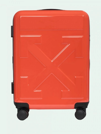 Shop Off-white Arrow Logo Carry-on Case