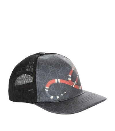 Gucci Snake Baseball Cap In Black | ModeSens