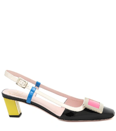 Shop Roger Vivier Belle Vivier Patent Leather Pumps In Multicoloured