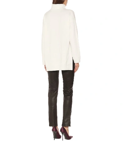 Shop Tom Ford Cashmere Turtleneck Sweater In White