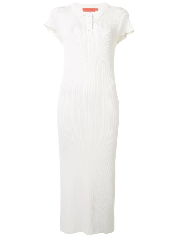 manning cartell white dress