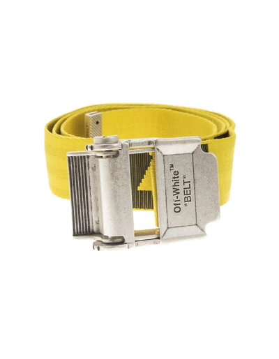 Shop Off-white 2.0 Industrial Belt In Yellow/black