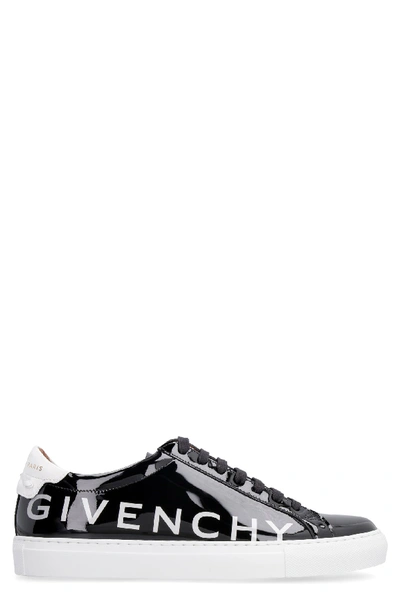 Shop Givenchy Urban Sreet Leather Sneakers In Black