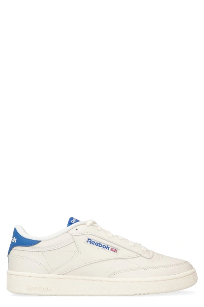Shop Reebok Club C 85 Mu Leather Sneakers In White