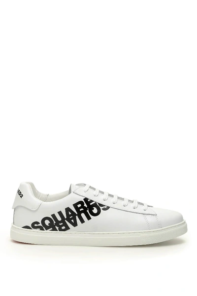 Shop Dsquared2 Logo New Tennis Sneakers