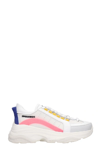 Shop Dsquared2 Bumpy 251 Sneakers In White Tech/synthetic