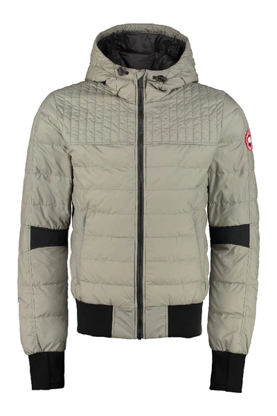 Shop Canada Goose Cabri Techno Fabric Padded Jacket In Green