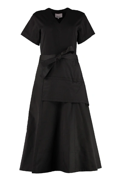 Shop 3.1 Phillip Lim / フィリップ リム Midi Dress With Belt In Black