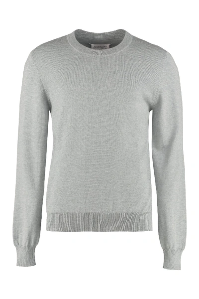 Shop Maison Margiela Elbow Patches Pullover In Grey