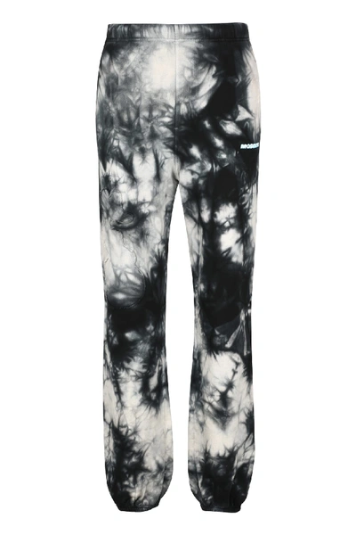 Shop Off-white Tie-dye Effect Sweatpants In Black