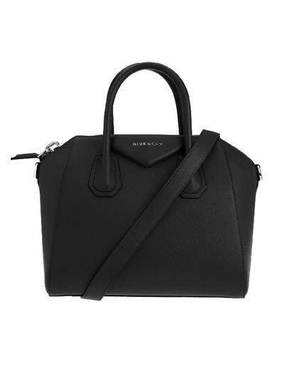 Shop Givenchy Small Antigona Bag In Black