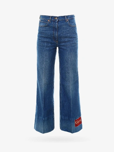 Shop Gucci Jeans In Blue