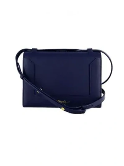 Shop 3.1 Phillip Lim / フィリップ リム Mini Soleil Leather Shoulder Bag In Navy