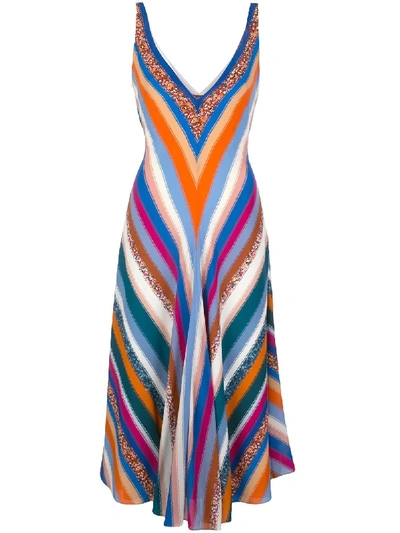 Shop Altuzarra Cardenas Dress In Multicolour