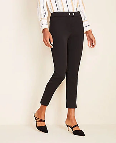 Shop Ann Taylor The Tall Skinny Crop Pant In Black