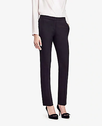 Ann Taylor The Ankle Pant In Seasonless Stretch - Curvy Fit In Core Black