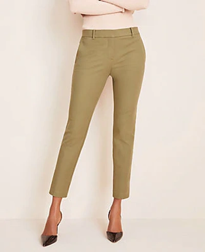 Shop Ann Taylor The Ankle Pant In Green Jasmine