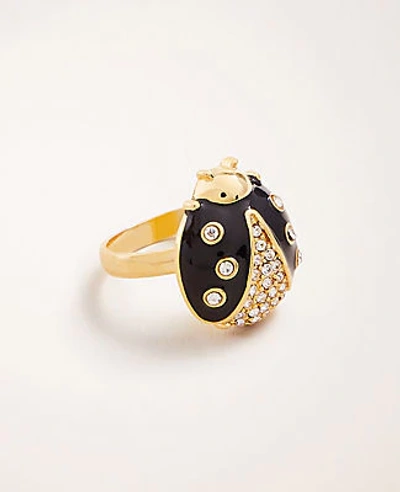 Shop Ann Taylor Ladybug Ring In Gold