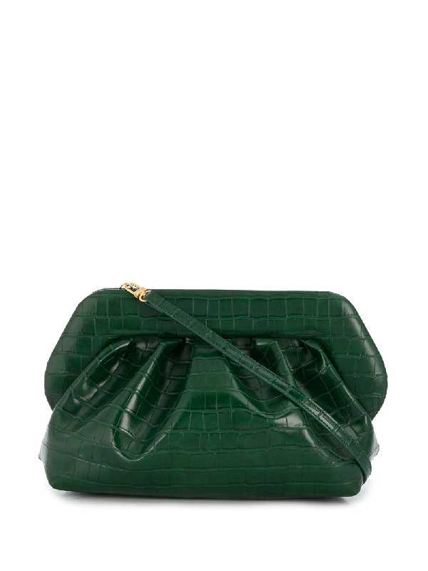 emerald green clutch bag
