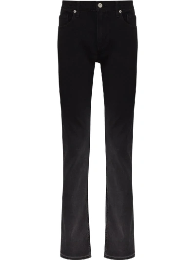 Shop Paige Lennox Slim-leg Jeans In Black