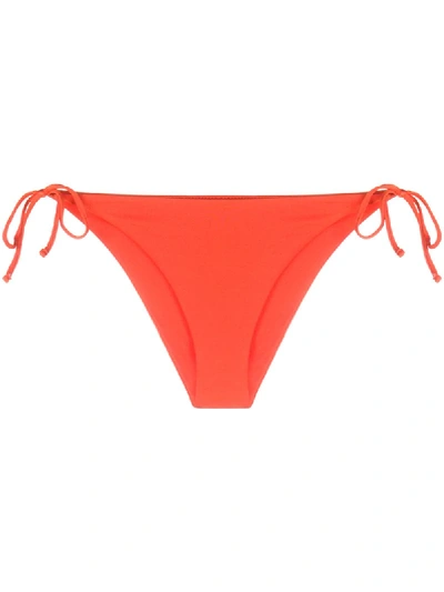 Shop Mc2 Saint Barth Virgo Bikini Bottoms In Orange
