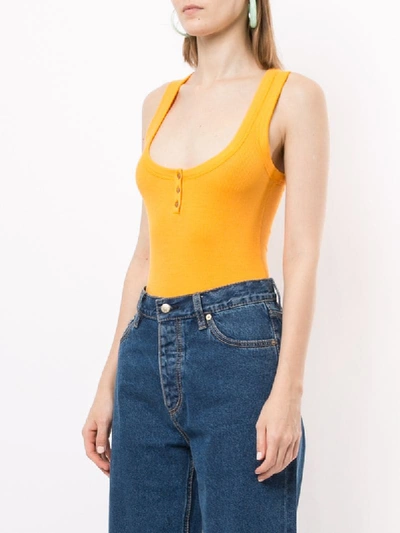 Shop Alix Nyc Willis Bodysuit In Yellow