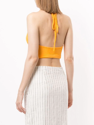 Shop Alix Nyc Ross Crop Top In Yellow