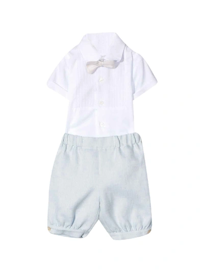 Shop La Stupenderia Kids White Suit In Unica