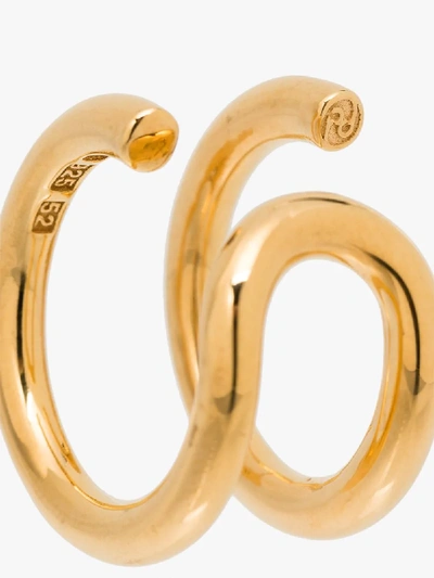 Shop All Blues Gold Vermeil U Turn Ring