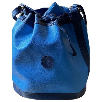 Pre-owned Trussardi Turquoise Cloth Handbag